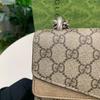 [Pre-Owned] Dionysus Tiger Head Buckle Logo Canvas Crossbody Shoulder Bag Small - Very Good #1ON1DDC