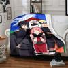 1pc NARUTO (4) Blanket, Gift, for Men and Women, Soft Blanket, Good for Sofa Bed Couch Travel, Lightweight Flannel Blanket