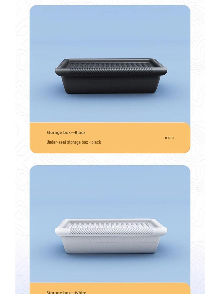Teslas Model Y Under-Seat Storage Organizer - Interior Accessory