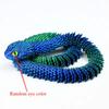 3D Printed Snake Movable Joint Fidget Toy Figurine Simulation Snake Office Desktop Ornament Christmas Gifts Crafts Miniatures