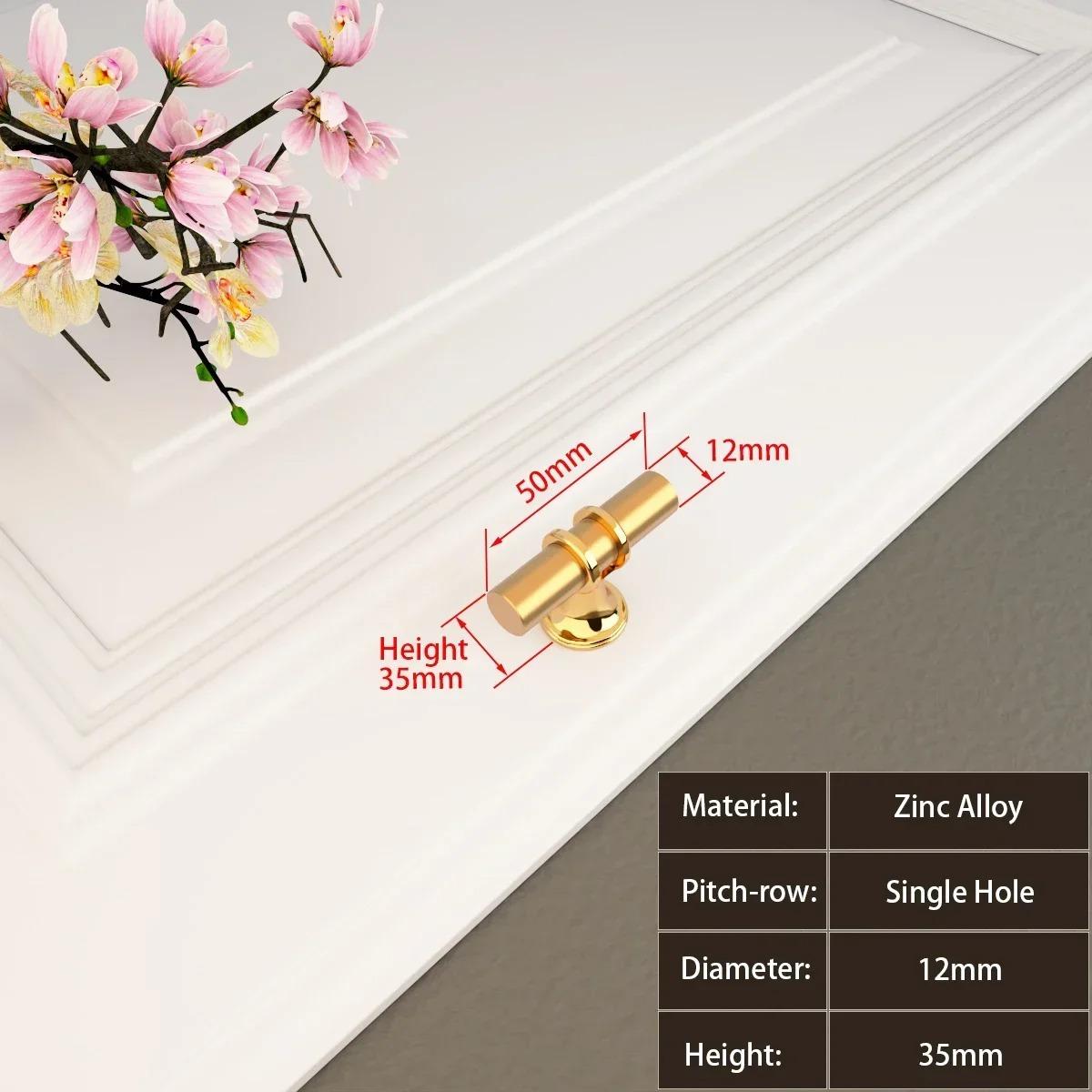 

6 Pack Gold Heavy-Duty Cabinet Pulls, Stainless Steel Rust-Resistant Drawer Handles Hardware for Kitchen Cupboard Closet 6pack
