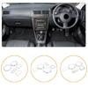 Automotive Accessories Gauge Rings Bezel Set Speedometer Dashboard Gauge Rings Trim for MKIV 1997-2003