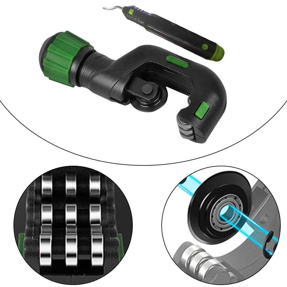 Tubing Cutter 3-50mm Mini Pipe Cutter with Deburring Tool Pipe Cutting Machine Retractable for Aluminum/Stainless Steel Tube