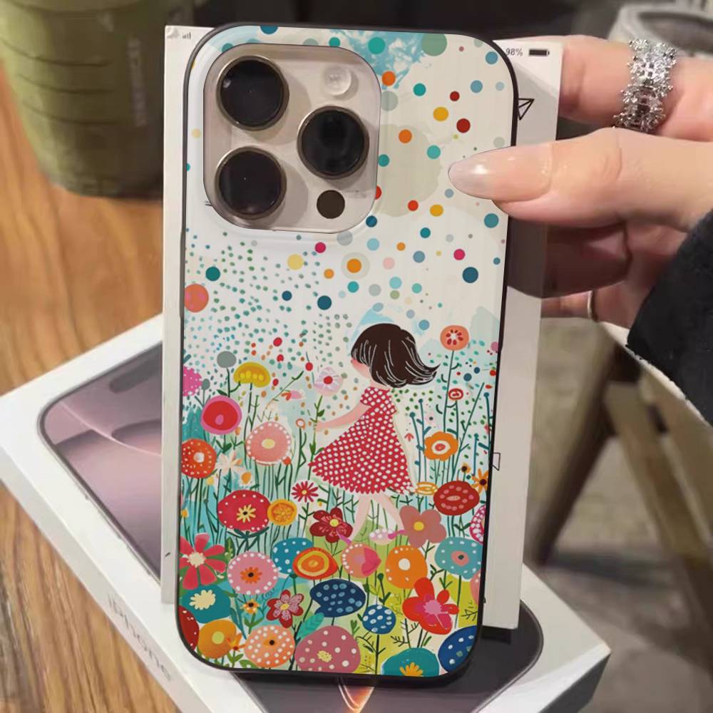 

Pumpkin Yayoi Kusama Soft Corrugated Phone Case For IPhone 11 12 13 14 15 16 17 Pro Max Plus Pro Shockproof Cover iPhone 13pro max