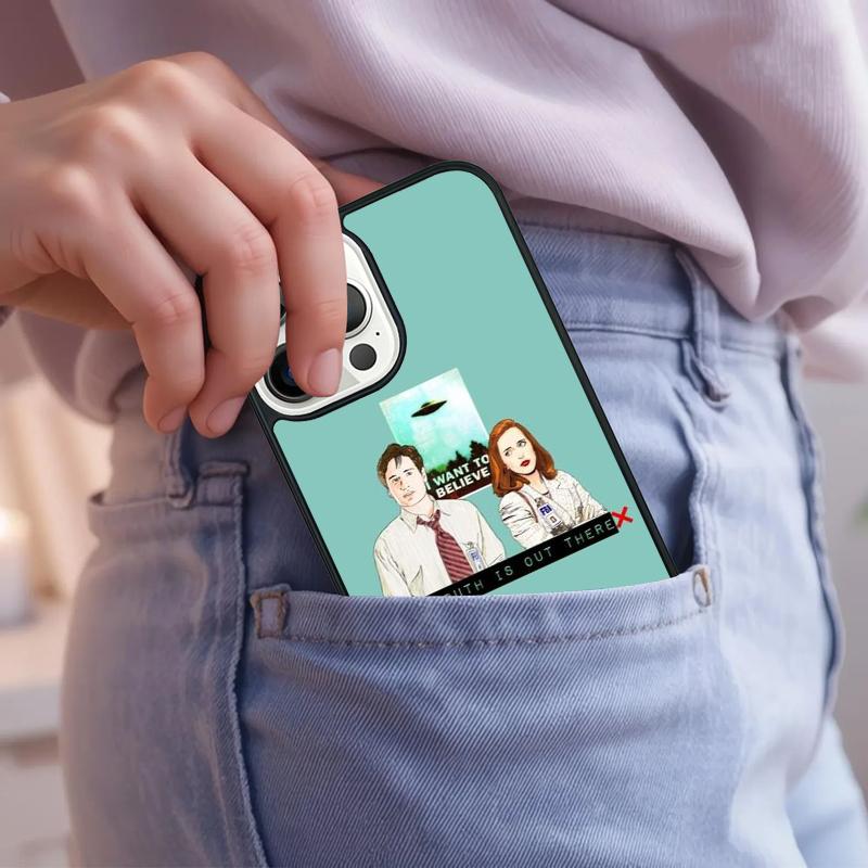 The X Files I want to Believe Phone Case For iPhone 17 Air 15 16e 14 13 Pro Max Coque 12 11 Pro Max PLUS cover