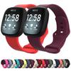 Für Fitbit Versa 3 / Sense Silikon-Uhrenarmband, Größe: L(grau)