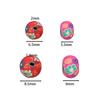 50/100pcs 6/8mm Colorful Flowers Clay Beads Flat Round Spacer Loose Bead for Necklace Bracelet Jewelry Making Accessories
