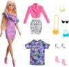 Barbie Doll Fashion Party Style Doll Pretend for Ages 3 and HYT61 & Set, Dress-Up & House, Play, Up, Pink,