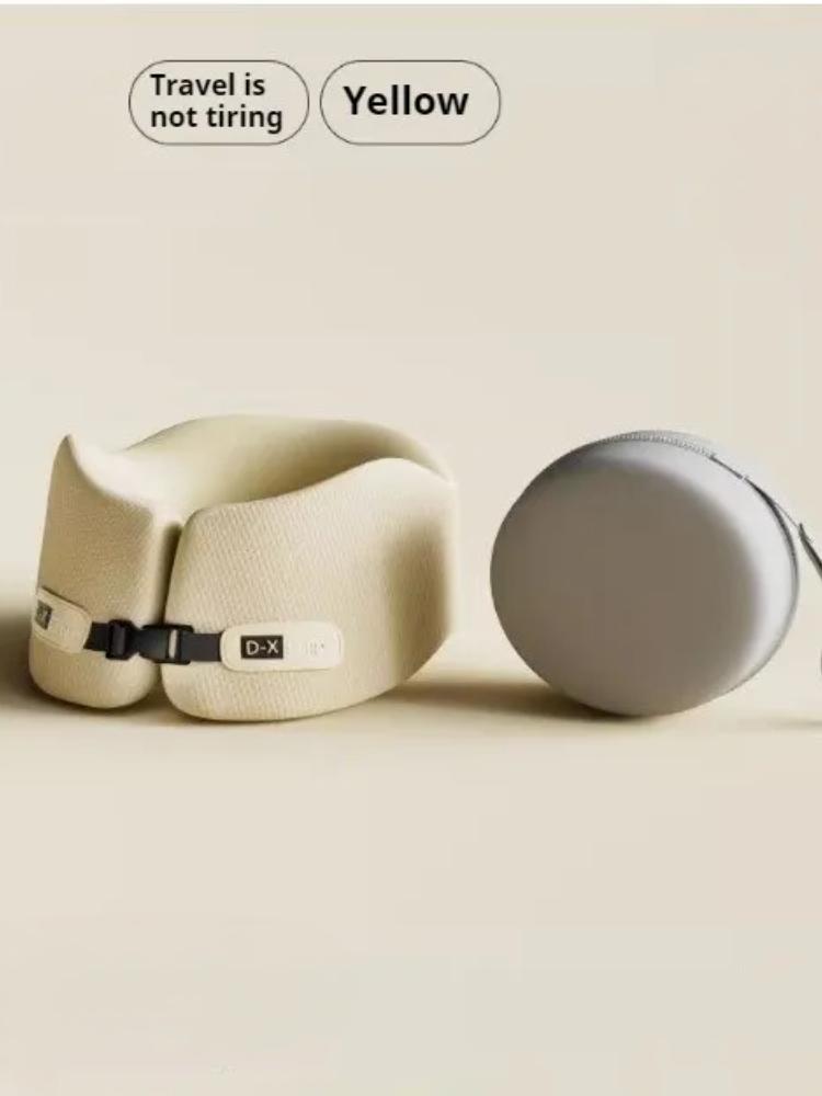 Reisekissen, U-förmiges Nackenkissen aus reinem Memory-Schaum für Flugzeug, Büro, Nickerchen, Nackenkissen, Flug, Schlafen, Kopf- und Nackenstütze