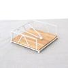 Flat Paper Holder Kitchen  Paper Holder with Tension Arm Tissue Paper Dispenser for Countertop Table