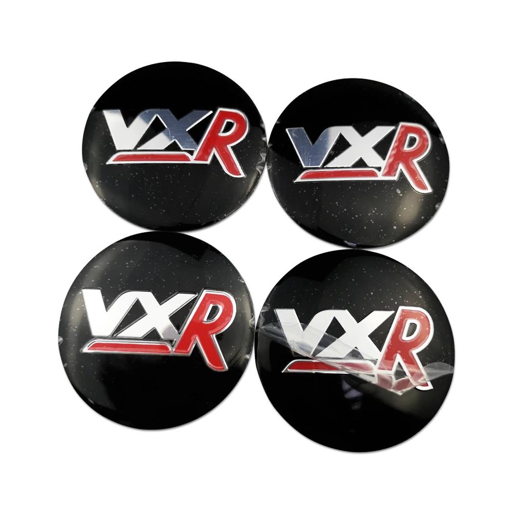 4Pcs 56mm VXR Car Hub Emblem Wheel Center Badge Stickers