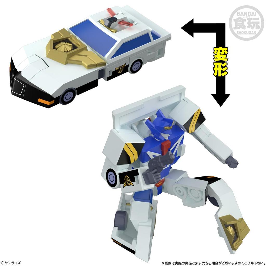 Brave Police J-Decker Shokugan Modeling Project Figure with Chewing Gum (Single Unit)