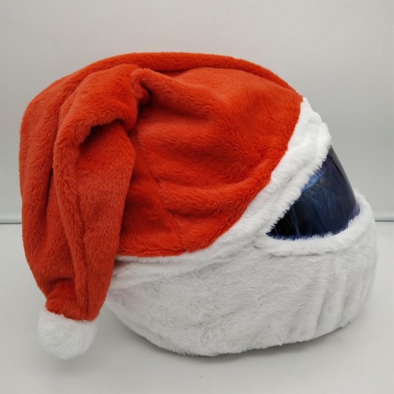 Flauschige Vollgesichts-Motorradhelm-Abdeckung Cartoon-Tier-Haube Zubehör Fahrer Winter Warm