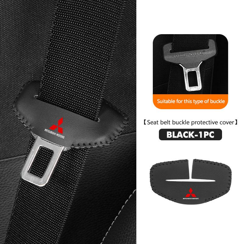 cxdjmy1 For Mitsubishi Car Seat Belt Buckle Clip Anti Scratch Protector Cover Accessories Lancer ASX Pajero Mirage Attrage Xpander