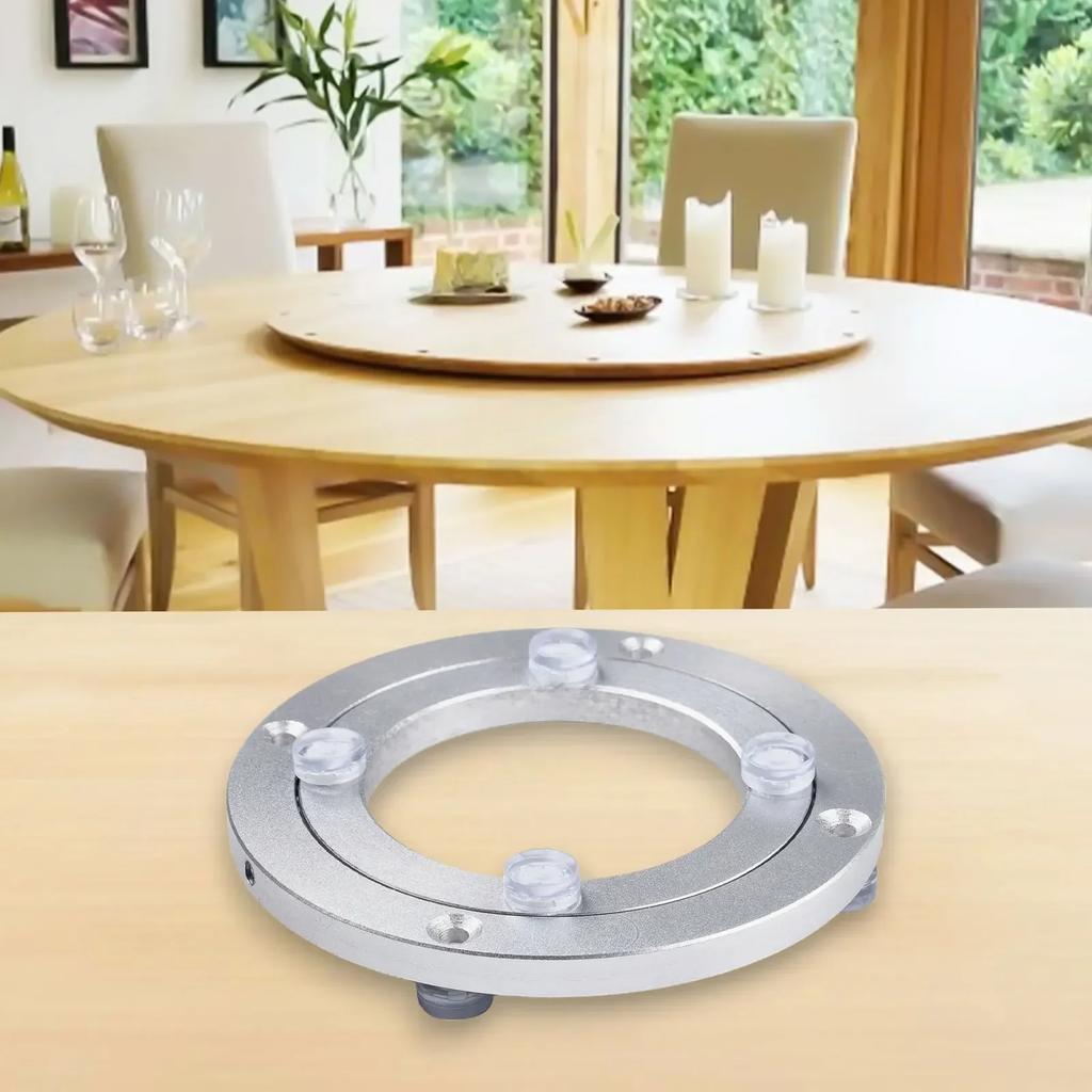 12-39cm Rotating Bearing Turntable Lazy Susan Base For Kitchen Dining Table Equipped With Stainless Steel Ball Bearings