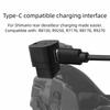 12-Gang Elektrofahrrad Adapter Akku-Ladegerät 4-Pin Stecker Ladegerät Kopf Typ-C Anschluss Tragbar für SHIMANO
