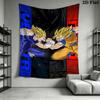 Dragon Ball Z Wall Tapestry Aesthetic Wall Hanging Printed Fabric Blanket Decorative Tapestries For Bedroom Living Room Home Decor
