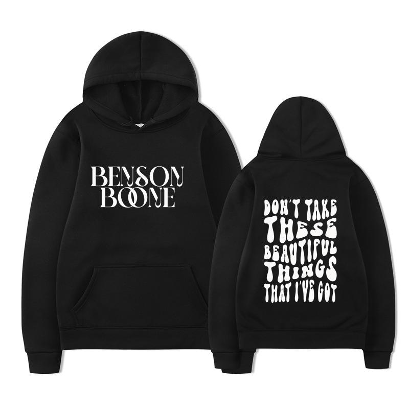 Benson Boone Hoodie Men Women Sweatshirt Print Unisex Streetwear Hip Hop Style Autumn Winter Fashion Tops Clothes
