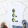 Avocado Funny Women T-Shirts Girl Harajuku Ullzang Graphic Cute Grunge Top Female T Shirt Summer Casual O-Neck Lady Tee Clothing