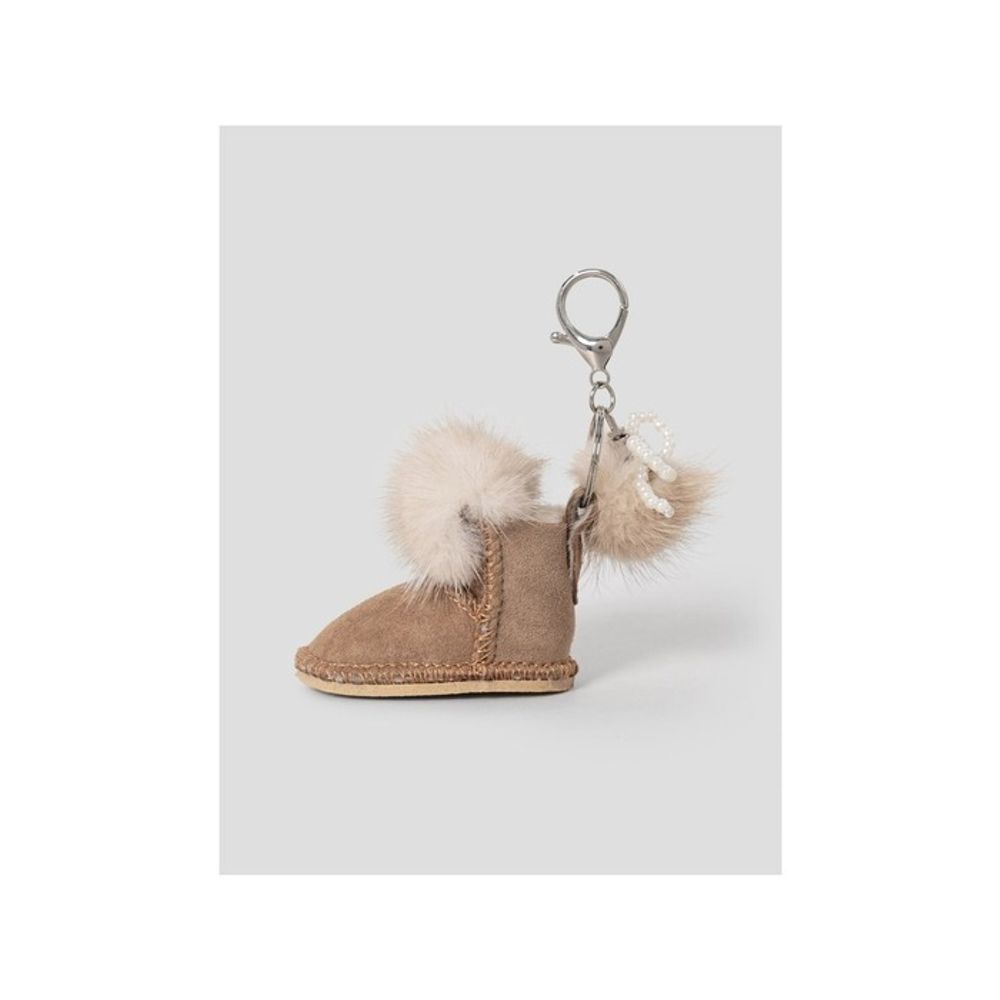 8SECONDS Fur Boots Keyring Yellowish Brown (195X8ZWY4B)