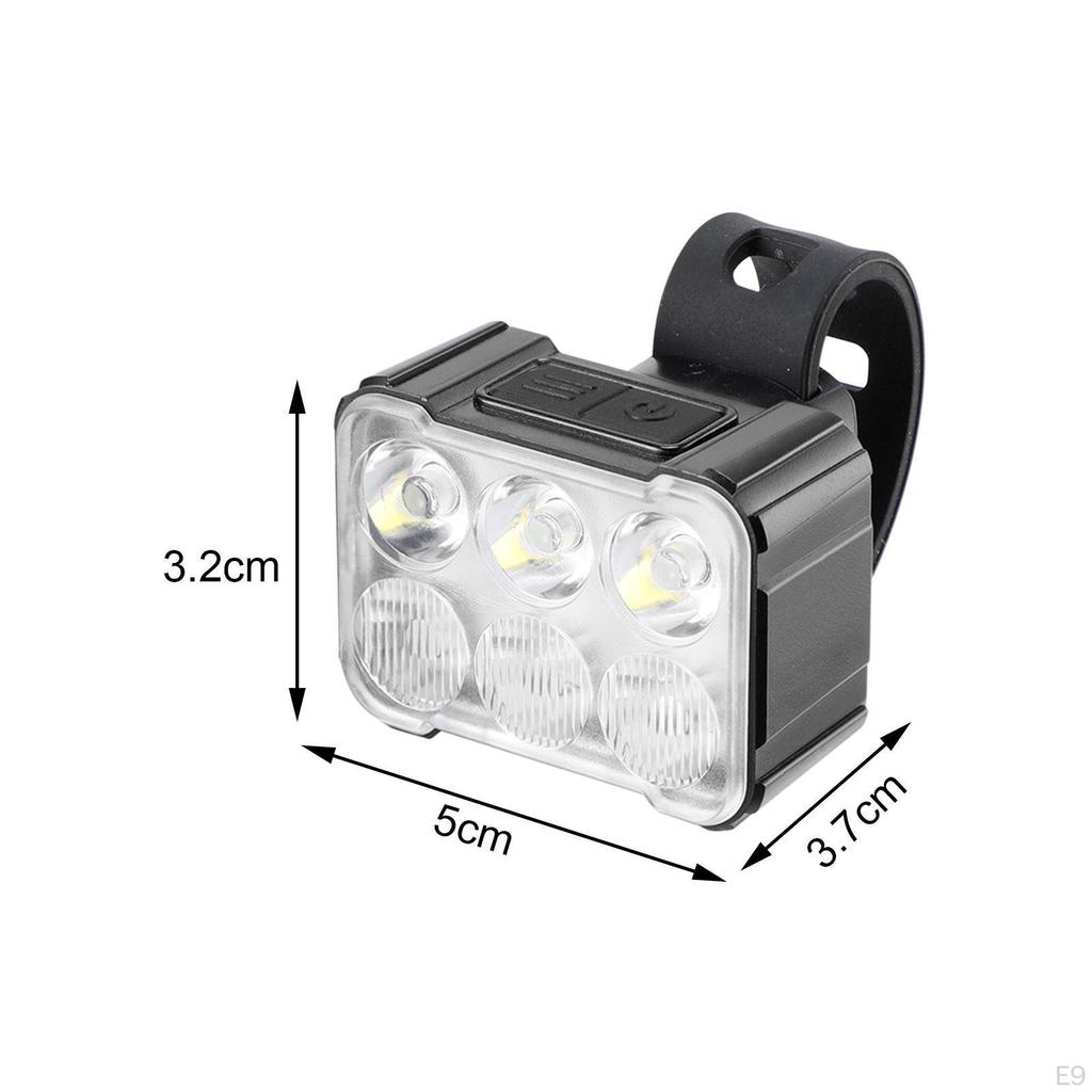 LED , Bike Front Rear Light Super Bright Flashlight Headlight for Cycling