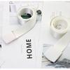 Fashionable Adjustable White Belt For Women Minimalist Smooth Design No Metal No Magnetic For Easy Security