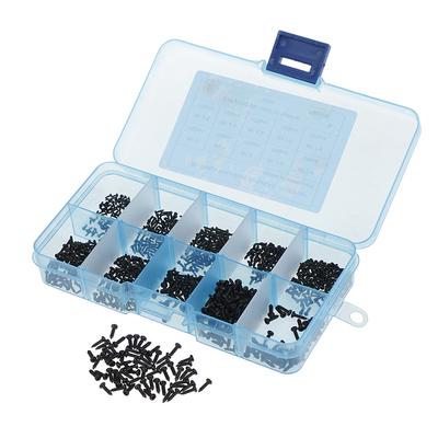 1000Pcs/Set M1 M1.2 M1.4 M1.7 Mix Pa Head Micro Screws Round Head