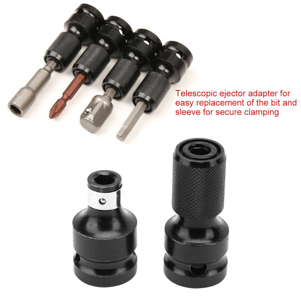 Hex adapter Telescopic Socket Adapter 1/2 to 1/4 Hex Female Telescopic Socket Adapter For Electric Wrench Socket Adapter