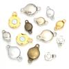 5pcs Alloy Strong Magnetic Clasps Flat Round End Clasps Buckles Connectors For Jewelry Making DIY Necklace Bracelets Accessories