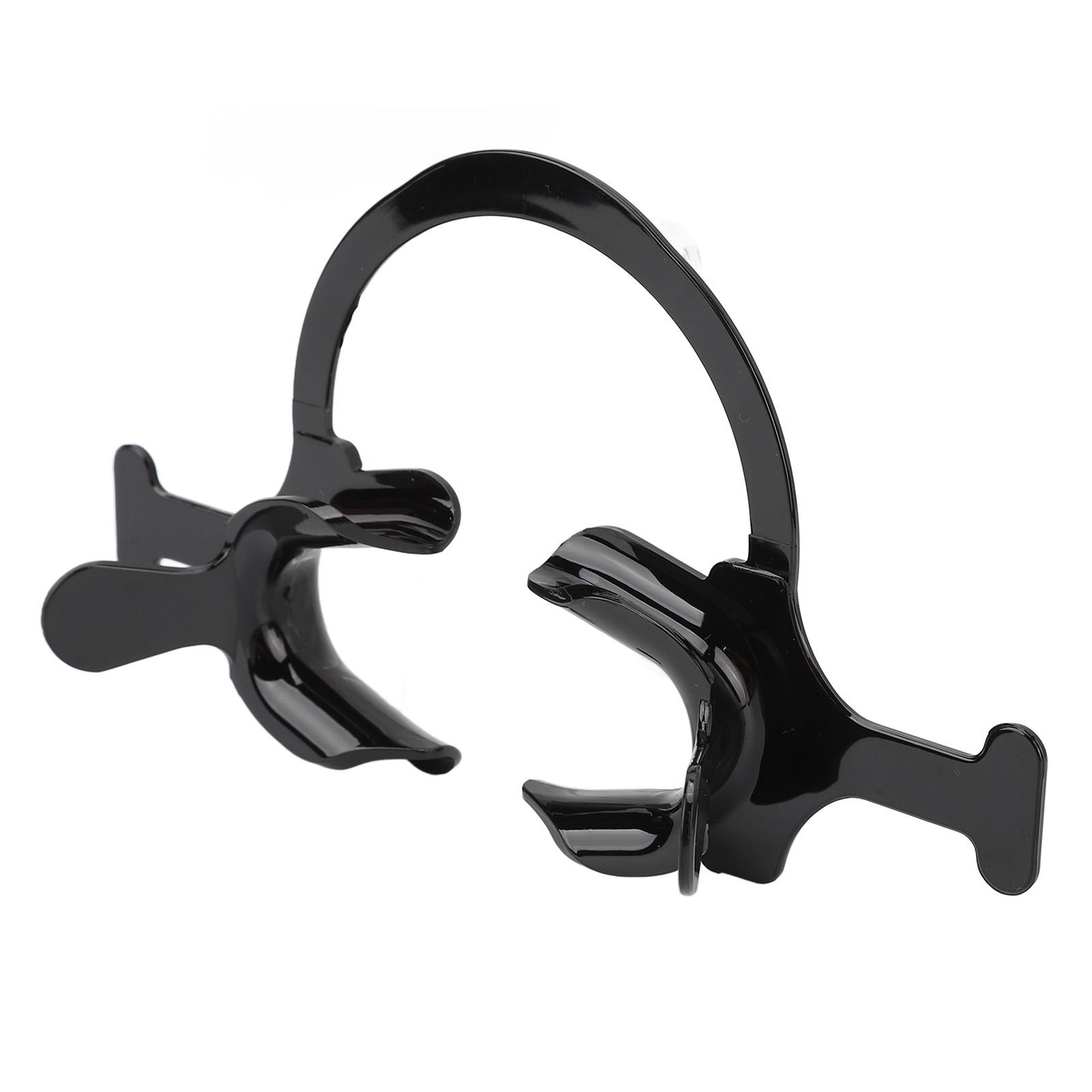 

Black Dental Cheek Retractor C Shape Mouth Opener Professional Mouth Opener Retractors L 120x60x0.3cm / 47.2x23.6x0.1in