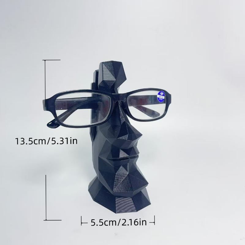 Desktop Eyeglass Holder Creative Quirky Fun Shaped Organizer Scratch Resistant Stand for Office Desk Sunglasses Storage