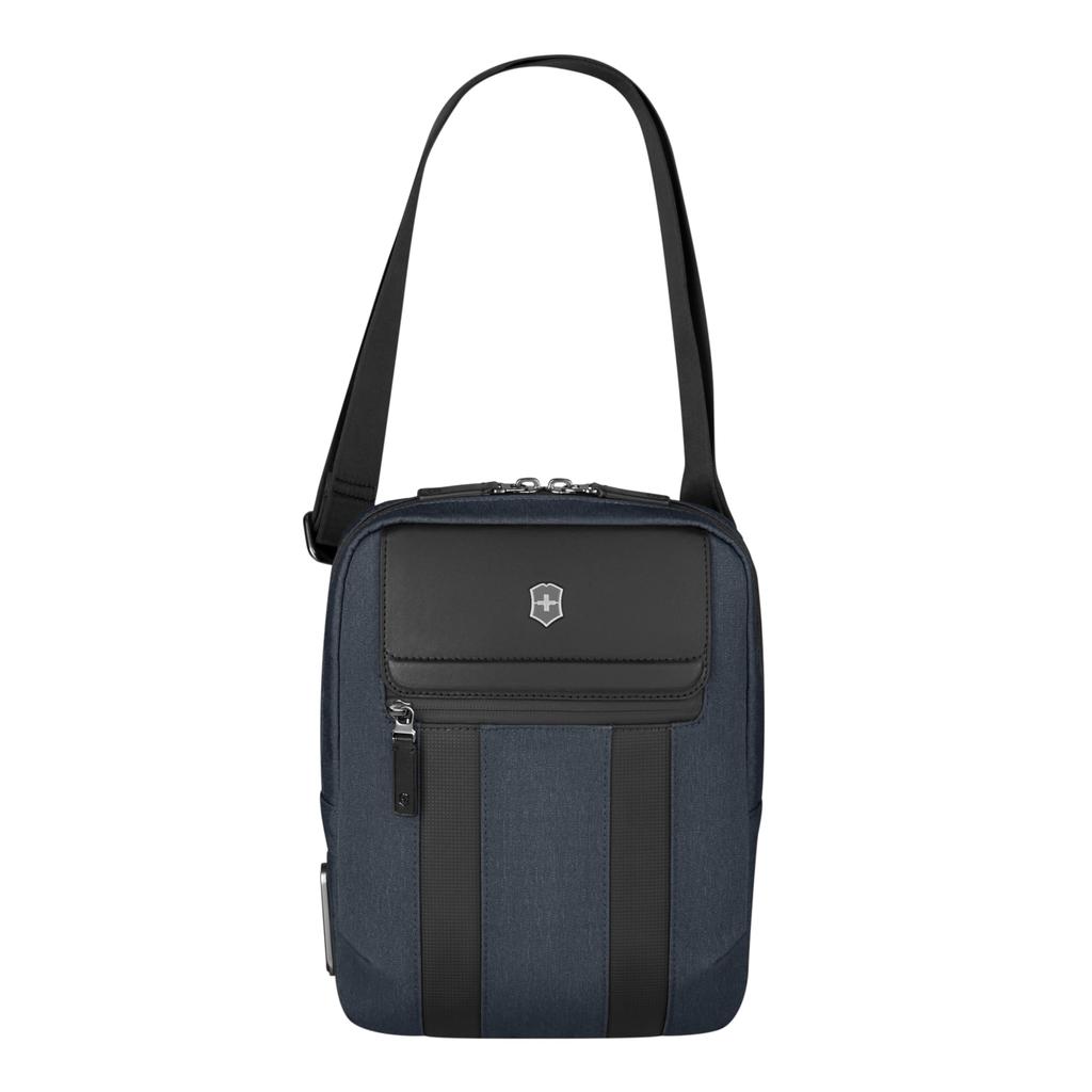 Victorinox Architecture Urban2 Crossbody Bag with Tablet Shoulder Antibacterial Blue 10-inch Pocket, Bag, Material, Compartment, Multi-Tool Handle,