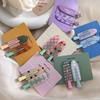Juice Series Fruit Plaid Invisible Hair Clips for Women - Cute Forehead and Side Bangs Accessories