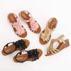 Women's Shoes 2026 Fashion Summer Retro Flower Sandals Large Size Women's Shoes Beach Shoes
