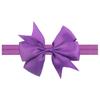 European & American Baby Bow Swallowtail Headband - 21 Solid Colors