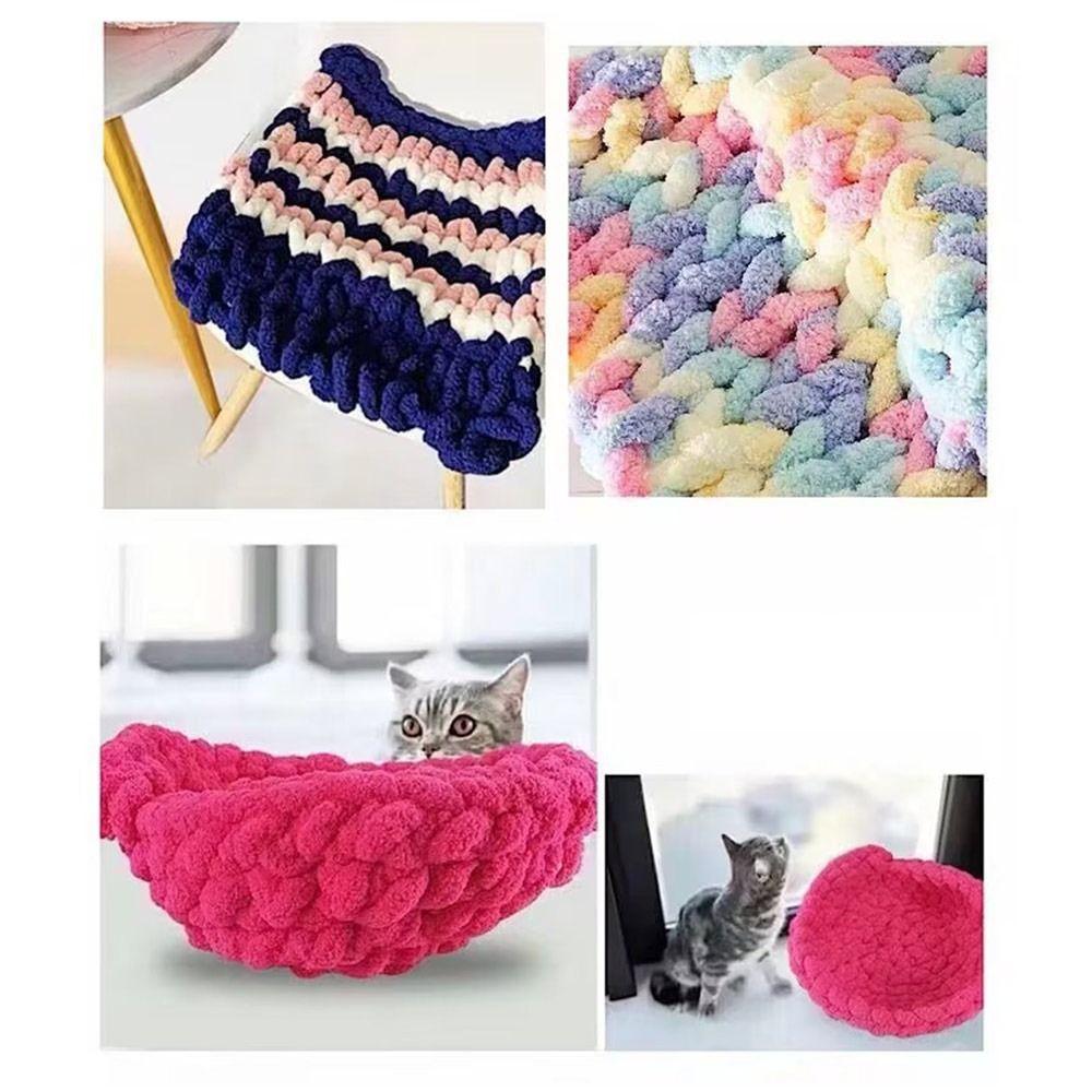 Thick Coarse Yarn Soft Wool Yarn DIY Blanket Yarn  for Knitting And Crochet