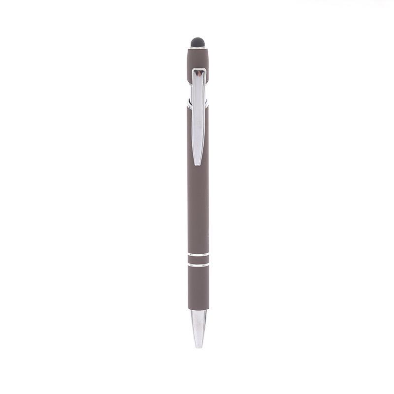 Meiji Touch Screen Capacitive Metal Ballpoint Pen with Aluminum Barrel and Printed Logo