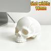 Skull Head Monitor Decoration, Gothic Style Desktop Ornament, Gaming Room Ambiance Pc Accessory, Desktop Decor