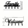 Stylish Metal Key Holder: Organize Home, Car & Office Keys with Modern Space-Saving Decor