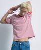 FERNOV Multi-Stripe Crop Ringer Tee Red