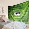 Flaming Soccer Ball Tapestry Room Decoration Wall Hanging for Living Room Bedroom, dormitory, Birthday and Christmas gifts