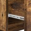 Coffee Table Smoked Oak 49 X 50 X 40 Cm Wood Based Material