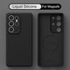 S26 Ultra Case Magnetic Liquid Silicone Soft Phone Cover Cases For Samsung S25 Ultra S26 S24 S23 S22 Plus A56 A55 A54 A16 5G