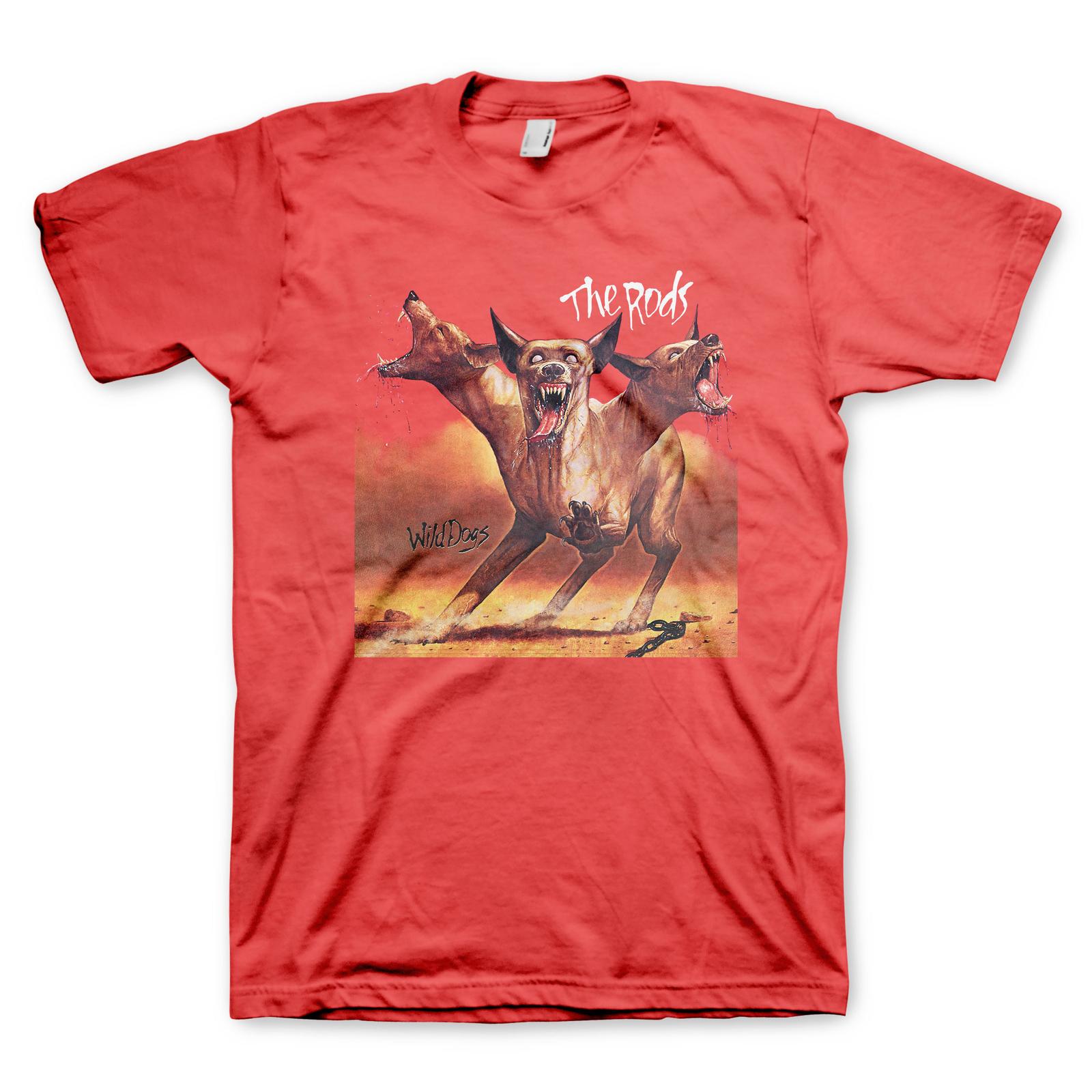 The Rods Wild Dogs Red T-Shirt Mens Womens Tees Top S