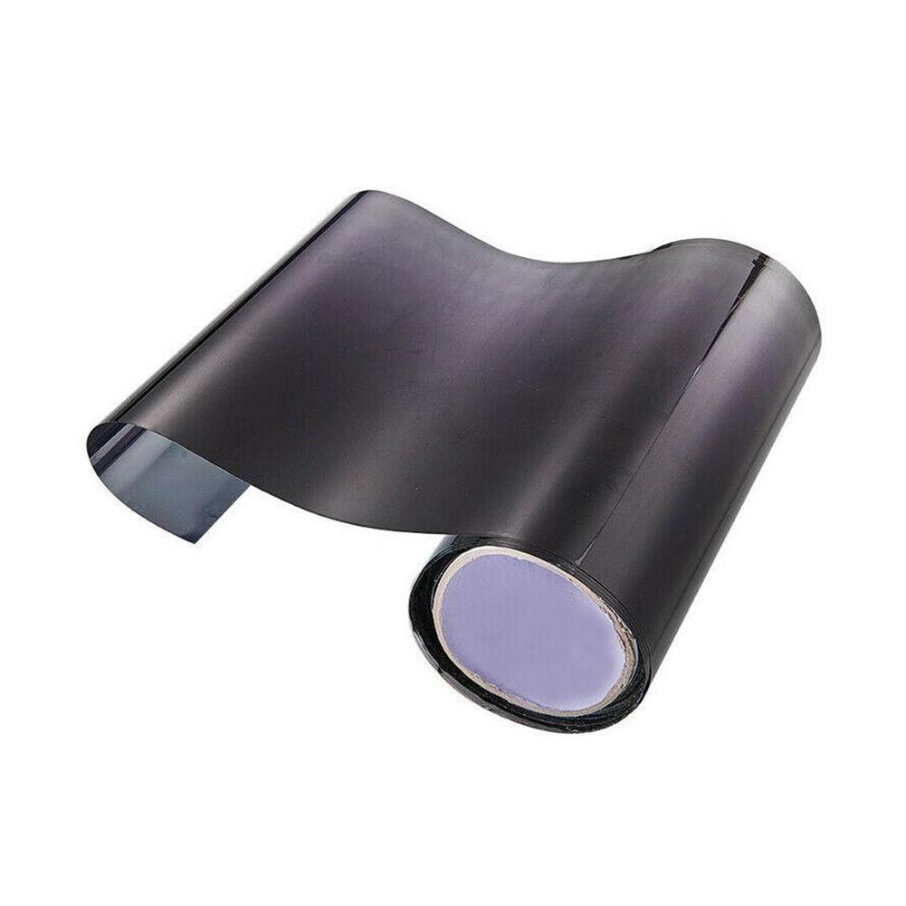 High Quality Car Sun Front Film Accessories Black Stretchable Sun Visor Tint With Scraper 20CMx150CM Banner Front Windshield