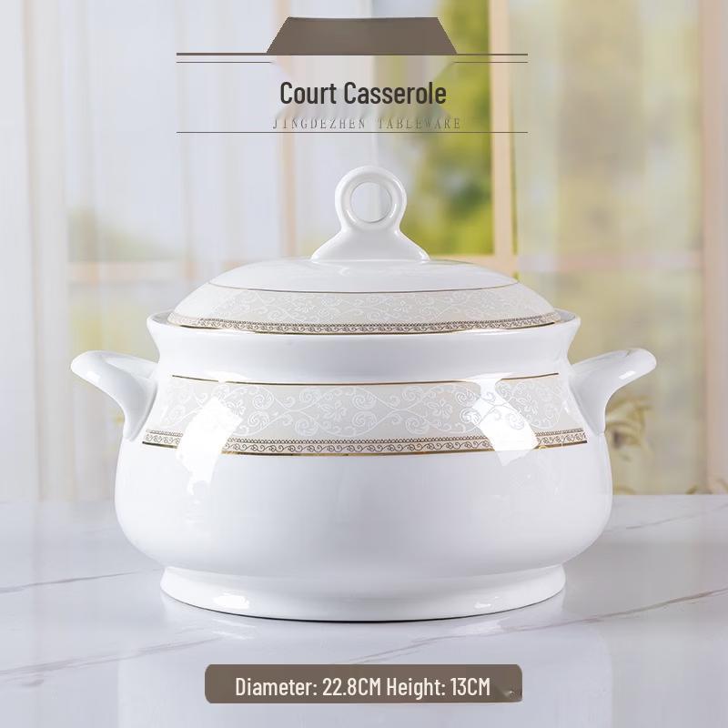 

Jingdezhen Bone China Palace Pot