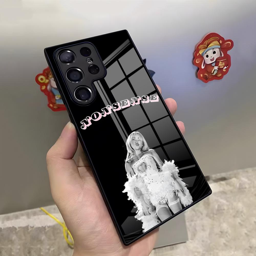 Singer S-Sabrina Carpenter Phone Case For Samsung S26 S25 Ultra S23 S22 S24 S20 Fe S21 Plus A54 A53 A16 Glass Cover