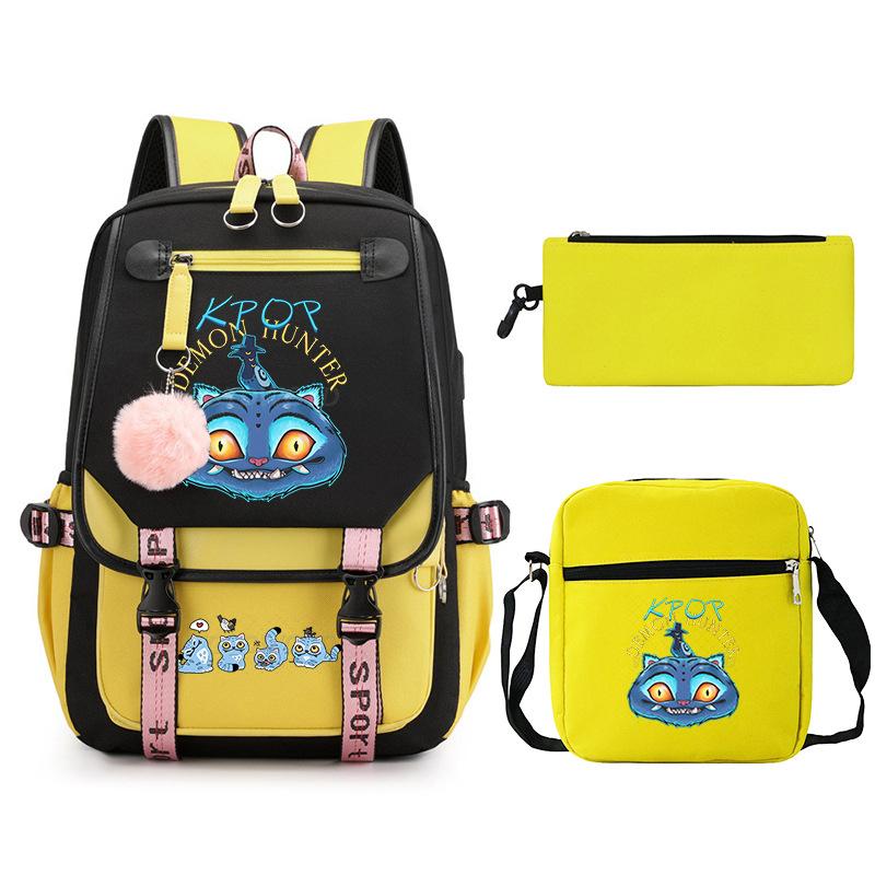 Animation Cartoon Personalized Printing Large Capacity Children'S Backpack Primary And Secondary School Schoolbag Leisure Suit