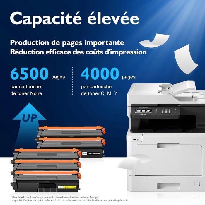 Kompatible Tonerkartusche - UNDERSCORE - TN-423 - 5 Stück - 6500 Seiten schwarz - 4000 Seiten Farbe