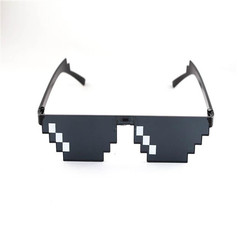 Occhiali da Vista Pixel Mosaico Vintage con Design Unico a Quadri per Stile Unisex